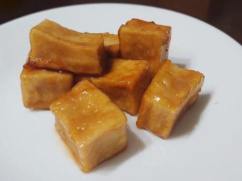 高野豆腐の甘酢煮